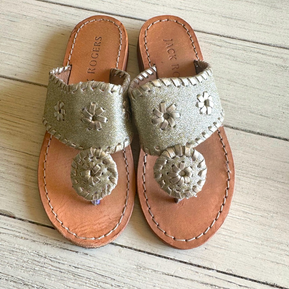 Jack Rodger’s Girls gold sandals